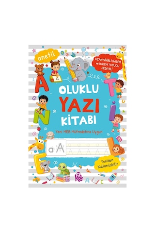 Oluklu Yazı Kitabı Anetil / Uçan Sihirli Kalem Ve Kalem Tutucu Hediyeli Bigkids Yayınları