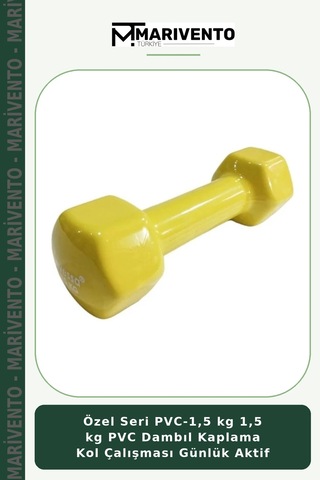 Özel Seri Pvc-1,5 Kg 1,5 Kg Pvc Dambıl Kaplama Kol Çalışması Günlük Aktif