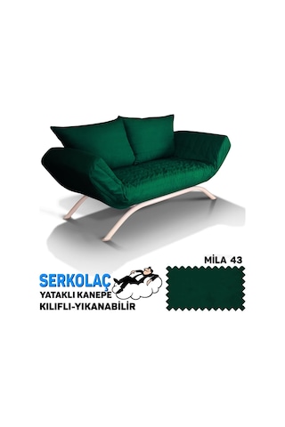 Serkolaç Yıkanabilir Yataklı Kanepe - Mila 43