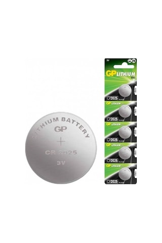 Gp Cr2025 3V Lityum Para Pil 5'Li Blister