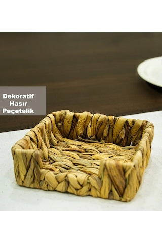 Yunusoğlu Home Hasır Peçetelik 18x18 Cm