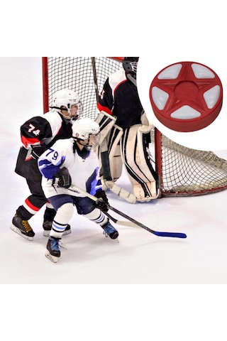 Homyl Buz Hokeyi Topu Açık Hava Yedek Oyun Sporları Kırmızı Kırmızı