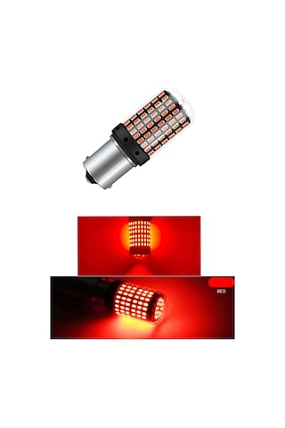 93 Tek Duy 144 Led Geri Vites Ampulü - Kırmızı
