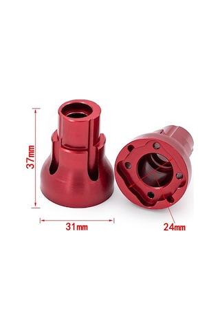 Didadodo Losi 1/8 Lmt İçin 2 Adet Alüminyum Arka Aks Kupası - Dayanıklı & Hafif Rc Yedek Parça