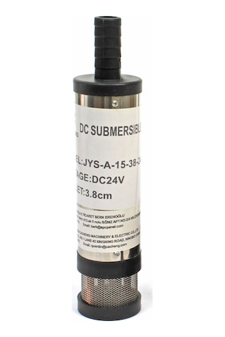 24 Volt Mazot Yağ Aktarma Pompası, Dc Mini Dalgıç Pompa Süzgeçli