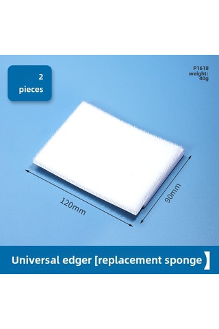 Dofolink El Tipi Lateks Boya Kenar Düzeltici - Köşe Ve Kenarlar İçin Floklu Sponge Fırça 2 Adet Değişim Sponge İçerir