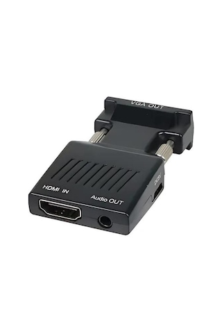 Vcom Ca336a Vga Erkek To Hdmi Dişi Dönüştürücü, Siyah