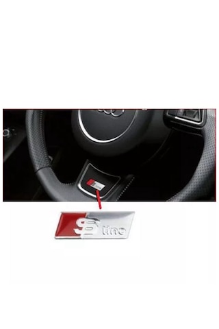 Audi Sline Direksiyon Logosu Amblemi A3 A4 A5a A6 A7 A8 S3 S4 S5