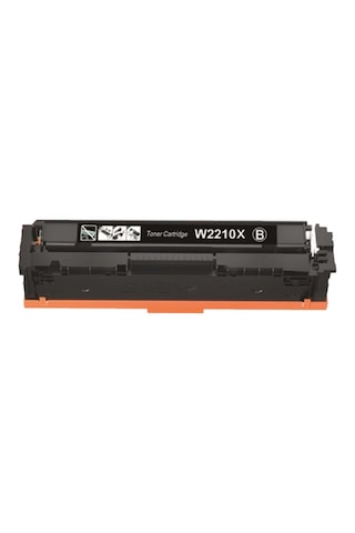 Hp W2210x 207x Uyumlu,  Toner Çipsiz Siyah Yüksek Kapasite Toner M255 Mfp M282 Mfp M283