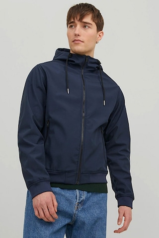 Jack & Jones Kapişonlu Erkek Mont Lacivert