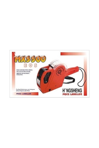 Hongsheng MX5500 Fiyat Etiketleme Makinesi Kırmızı