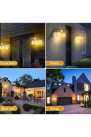 Solar Led Lamba 3w Yt-819 Siyah