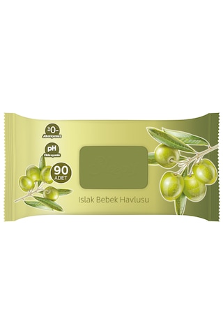 Sleepy Doğal Zeytinyağı Ve Pamuksu Lifler Islak Havlu 24 x 90'lı 2160 Yaprak