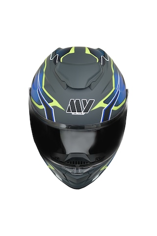 My Helmets Mks002-egby Güneş Vizörlü Şeffaf Çene Açılır Motosiklet Kaskı
