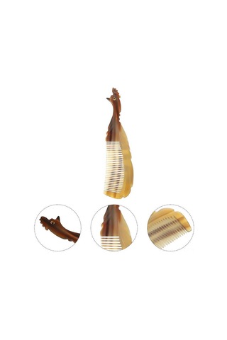 Singree Ev Ve Kuaför Salonu Kullanıma Uygun, Antistatik Özelliği İle Saç Bakımı, Kan Dolaşımını Teşvik Eden Kaliteli Boynuz Çekiç