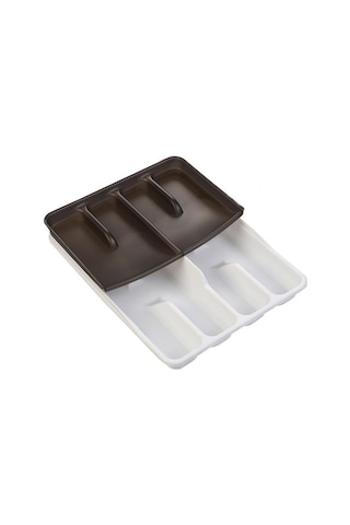Moonstar Çekmece İçi Kaşıklık 9 Gözlü Çift Katlı Çatal Bıçak Organizer 34x27 CM