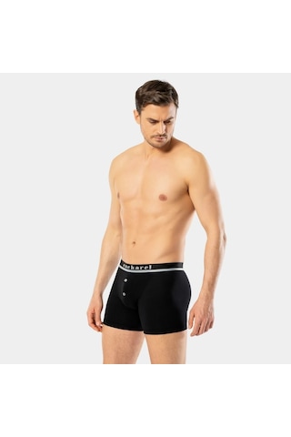 Cacharel Erkek Düğmeli Boxer 1313/siyah Siyah