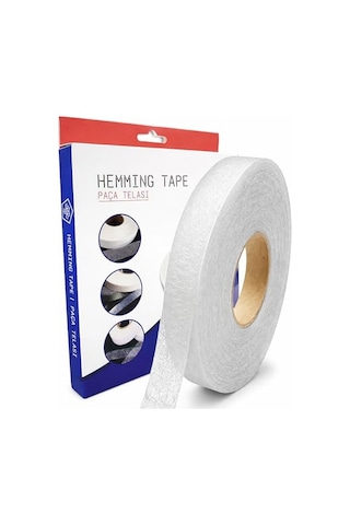 Hayal Tela 2 Cm X 100 M - Çift Taraflı Yapışkan Tela - Şerit Tela - Örümcek Tela - Hayalet Tela - Dikiş Nakış 1