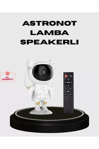 Home 8 Efektli Astronot Galaxy Projektör Uzaktan Kumandalı Led Gece Lambası