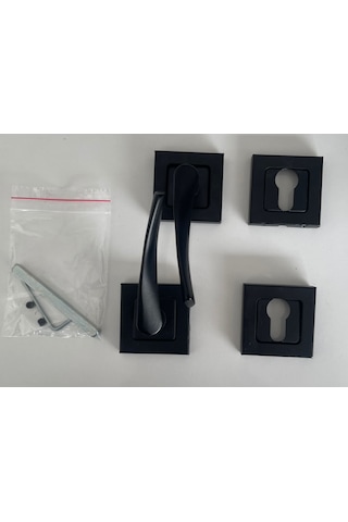 Kare Siyah Brawo Yale Kapı Kolu Ön Arka Takım