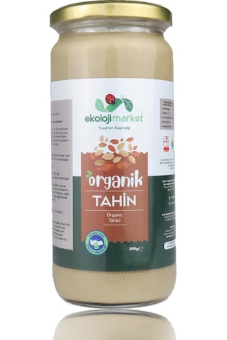 Ekoloji Market Organik Tahin 500 gr Ekoloji Market Organik Tahin 500 gr