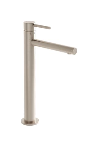 VitrA Origin Çanak Large Lavabo Bataryası Fırçalı Nikel A4255834