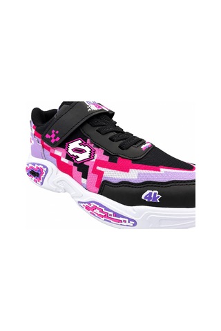 Papucumun Dünyası Çocuk Cırt Bantlı Kalın Tabanlı Piksel 3d Desenli Craft Tarzı Sneaker Pembe