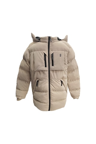 Life For Moda Erkek Çocuk İçi Peluş Astarlı Çıkarılabilir Kapüşonlu Su Geçirmez Mont 2042 Krem