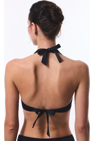 Penti Siyah New Üçgen Twist Bikini Üstü