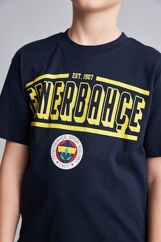 Defacto Fenerbahçe Kısa Kollu Pijama Üst Şort Pijama Alt 2li Pijama Takımı Erkek Çocuk H7578a826hsın42 İndigo-ın42