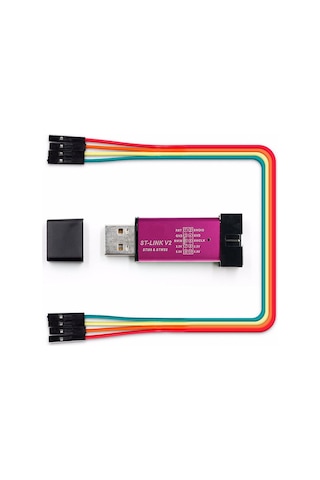 St-lınk V2 Mini -- Stlınk V2 Klon -- Metal Kutu -- Stm32 Arm Jtag Programlayıcı - St Link V2
