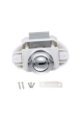 Tekne Karavan Basmalı Dolap Kulbu. Dolap Kilidi. Bas - Çek Tip Küçük Boy 20Mm
