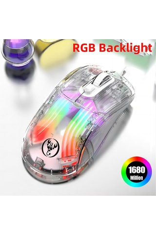 Springsun Hxsj X400 Profesyonel Oyun Faresi - 12800 Dpı, 7 Programlanabilir Tuş, Rgb Aydınlatma, Ergonomik Tasarım 001