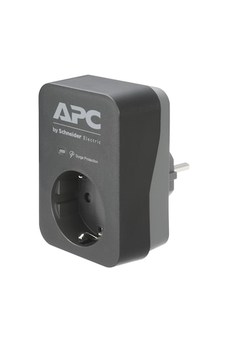 Apc By Schneider Electric PME1WB-GR Tekli Akım Korumalı Priz Siyah