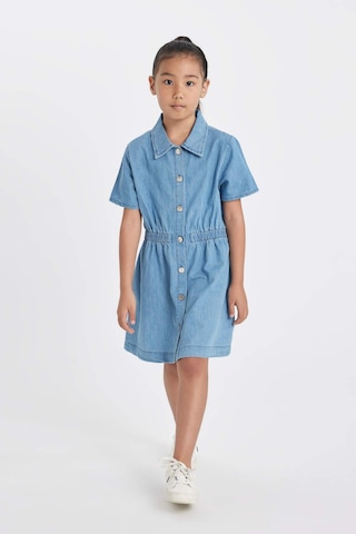 DeFacto Kız Çocuk Kısa Kollu Yazlık Jean Elbise D3369A824HSNM28