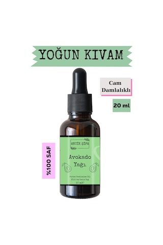 Avokado Yağı 3 X 20 Ml - %100 Seyreltilmemiş, Doğal Avokado Taşıyıcı Yağ 20 ML