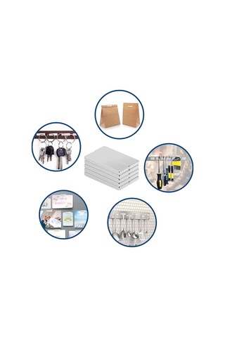 5 Adet 30Mm X 10Mm X 3Mm Köşeli Süper Güçlü Neodyum Mıknatıs