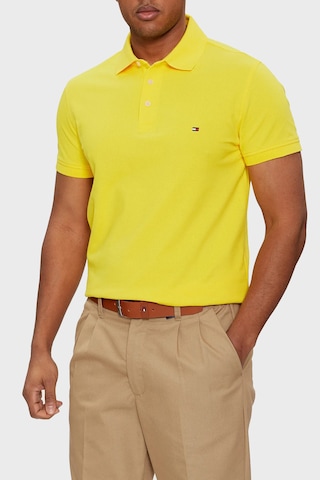 Tommy Hilfiger Polo Yaka Pike Erkek T-shirt Sarı