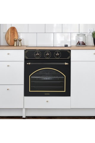 Kumtel B66-SF3(MT) Rustik Cam Ankastre Fırın