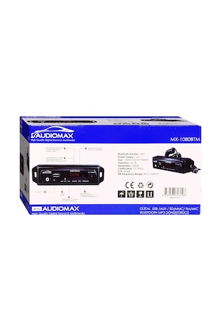Audıomax Mx-1080btm Usb Aux Bluetooth Tf Kart Çevirici Modül N11.427