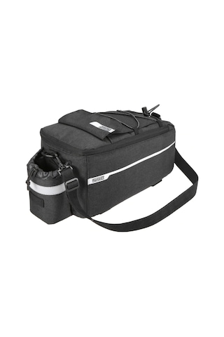 B-soul Motosiklet Bisiklet Çantası Termal Arka Bagaj Çanta Su Geçirmez Fonksiyonlu Siyah