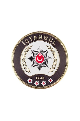 Terrien Özel Seri Üniforma Aksesuarı Göğüs Arması Single Sword Polis Mot Brövesi - Plastik Arma Çok Renkli