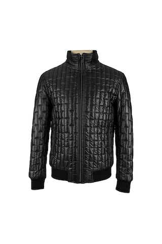 Cengiz İnler Dik Yaka Tuğla Desen Anorak Mont 001