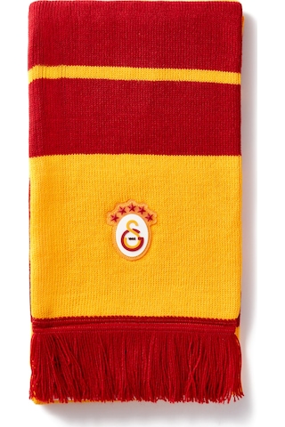 Gsstore Galatasaray 5 Yıldızlı Çocuk Triko Atkı C252203 Sarı - Kırmızı