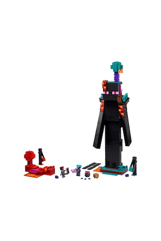 LEGO® Minecraft® Enderman Kulesi 21279 - 9 Yaş ve Üzeri Çocuklar için Video Oyunu Temalı Yaratıcı Oyuncak Yapım Seti (867 Parça)