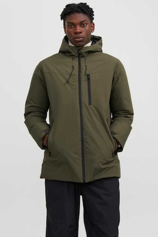 Jack & Jones Jack&jones 12256884 Jjpayne Parka Jacket Erkek Uzun Mont Haki Yeşil Haki Yeşil