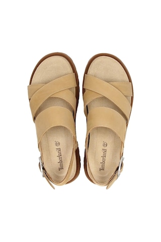 Timberland Backstrap Sandal Tb0A61T4En31-Medıum Beıge Nubuck Bej
