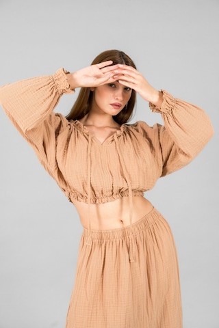 Reglan Kol Crop Camel