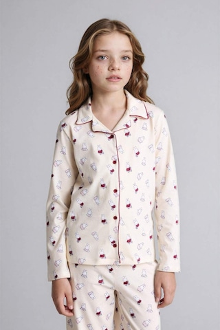 Defacto %100 Pamuklu Mıffy 2'li Pijama Takımı Kız Çocuk H0107A826SP