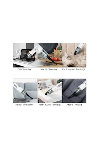 Torima A-031 Siyah Şarjlı Mini Araç El Süpürgesi